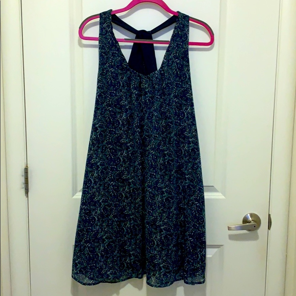Blue Paisley Dress